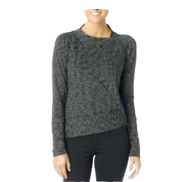 Prana Tops - Prana Alicia Pullover Top Green/Black Size  XL